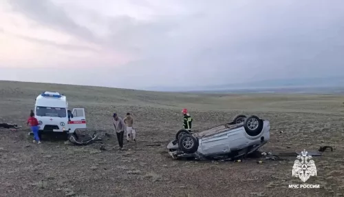 Два человека погибли в ДТП с перевертышем в Республике Алтай