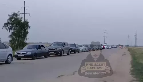 Еще час и заправлюсь: жители Алтайского края стоят в очередях на АЗС: видео