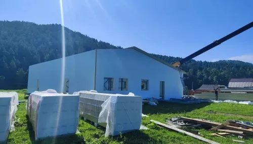 Модульный дом культуры к осени построят в селе Бешпельтир Республики Алтай