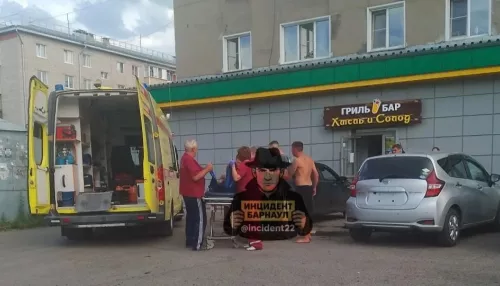 Барнаульцы стали свидетелями смерти мужчины на улице