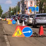 Ремонт проспекта Ленина: как в Барнауле скребут и режут главную улицу города. Фото