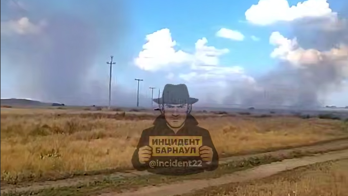 Пожар в Родинском районе