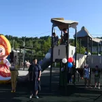 В Горно-Алтайске открыли новые детскую и спортивную площадки
