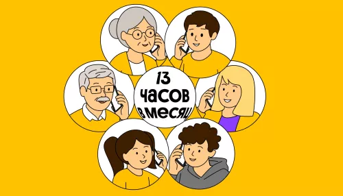 Российские семьи стали больше времени проводить в телефонных разговорах