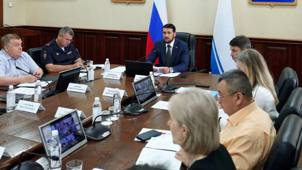 Заседание штаба в правительстве Республики Алтай по обсуждению топливного вопроса