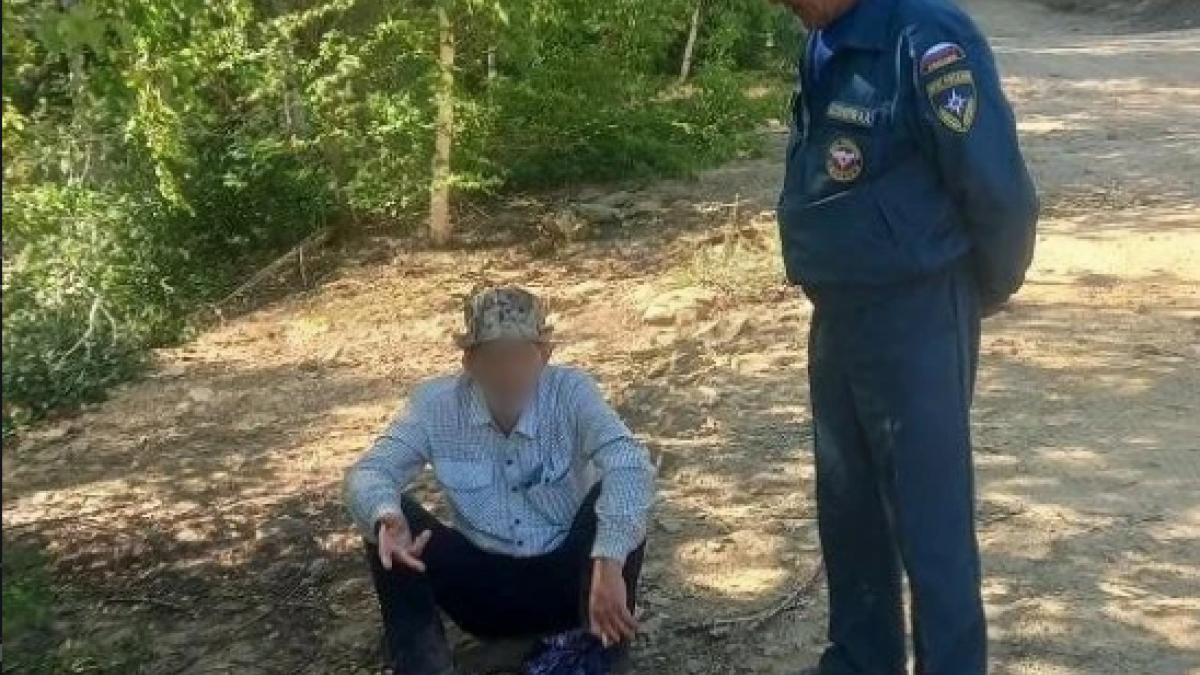 Спасенный мужчина