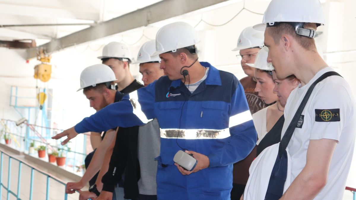 Экскурсия для студентов на очистные сооружения