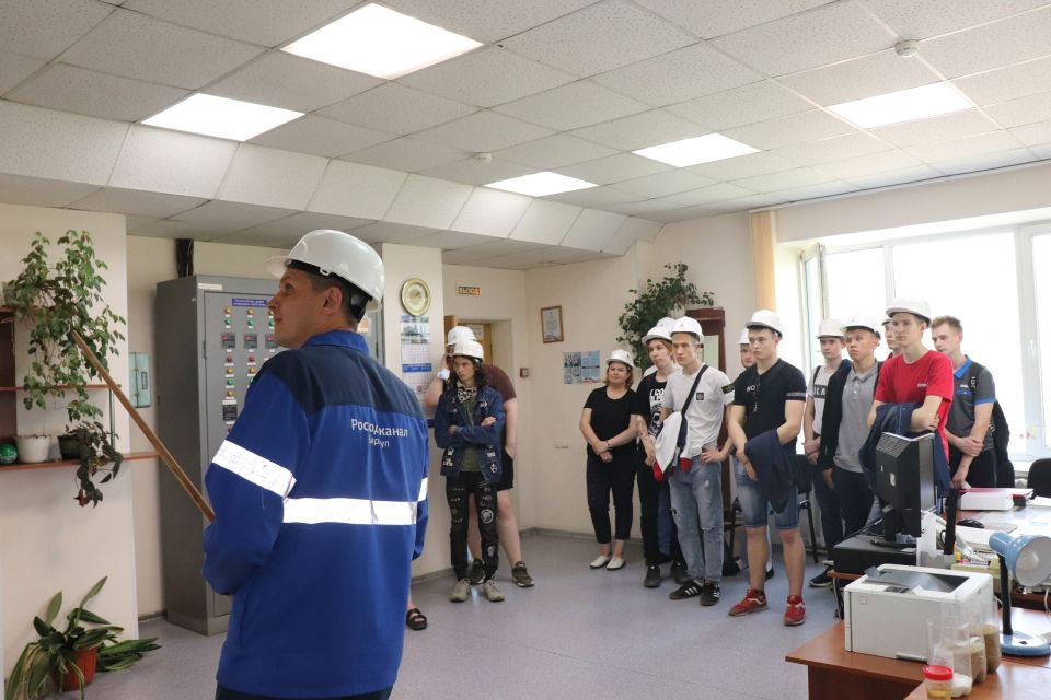 Экскурсия для студентов на очистные сооружения