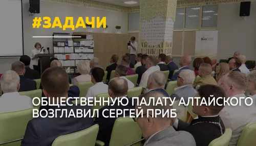 Сергей Приб избран председателем Общественной палаты Алтайского края