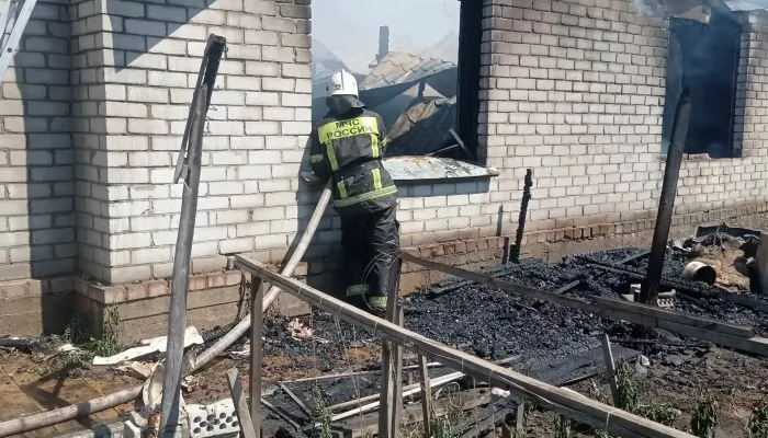 В алтайском селе огонь уничтожил дом из-за неосторожности при готовке