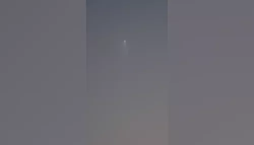 Пролет ракеты-носителя с Байконура над Горно-Алтайском засняли на видео