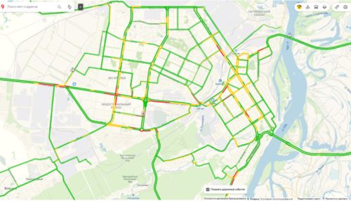 ДТП спровоцировало пробку утром 5 сентября в Барнауле