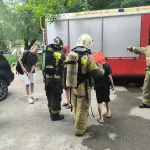 В Барнауле вспыхнул пожар в пятиэтажке на улице Глушкова