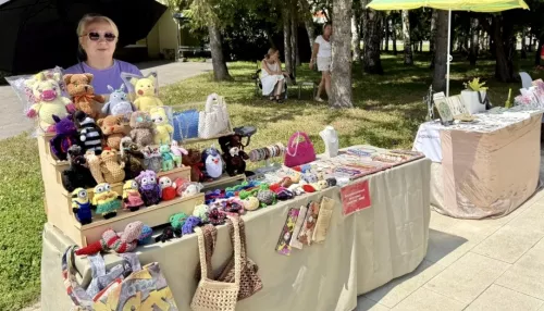 В барнаульском парке Центральный проходит Фестиваль ремесленников