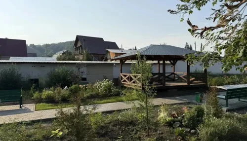 В селе Майма Республики Алтай благоустроили Серебряный сквер