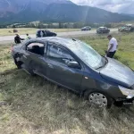 Chevrolet Cobalt перевернулся в Республике Алтай: пострадали пятеро казахстанцев
