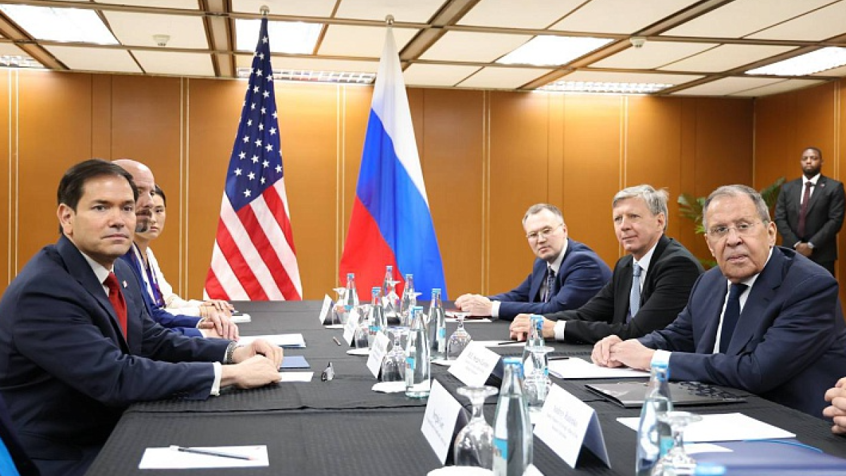 Переговоры Сергея Лаврова и Марко Рубио на саммите в Маниле. Июль 2026