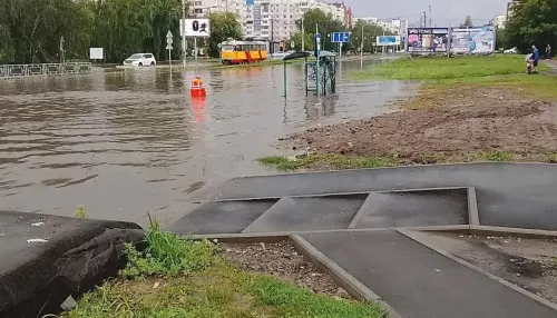 Дороги в Барнауле перекрыли из-за подтопления: где скопилась вода
