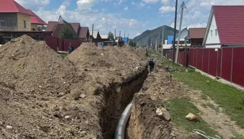 Водопровод в Усть-Кане Республики Алтай построили более чем на 50%