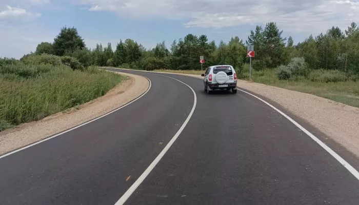 В Алтайском крае отремонтировали дорогу через четыре района почти за 100 млн рублей