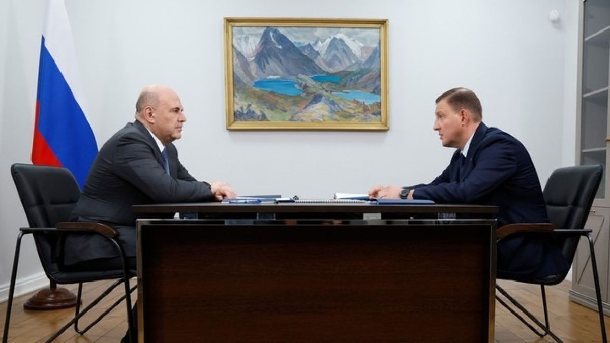 Встреча Михаила Мишустина и Андрея Турчака