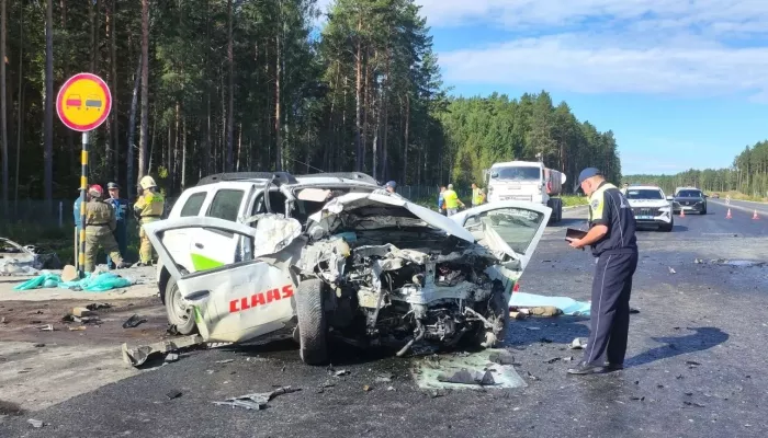 Пять человек погибли в ДТП под Екатеринбургом из-за выезда на встречку