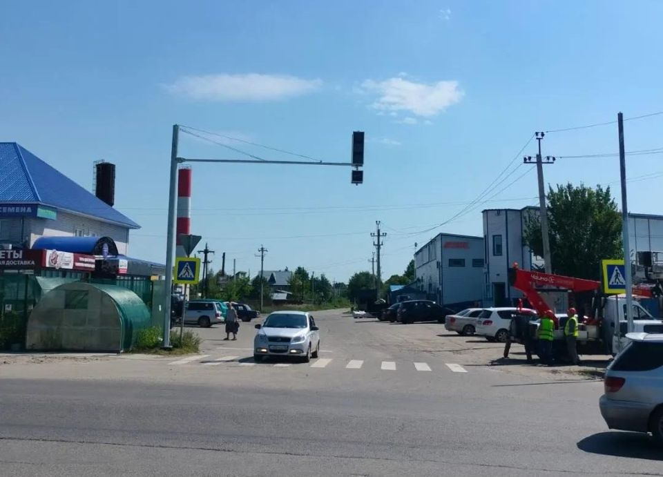 Установка светофоров в Барнауле