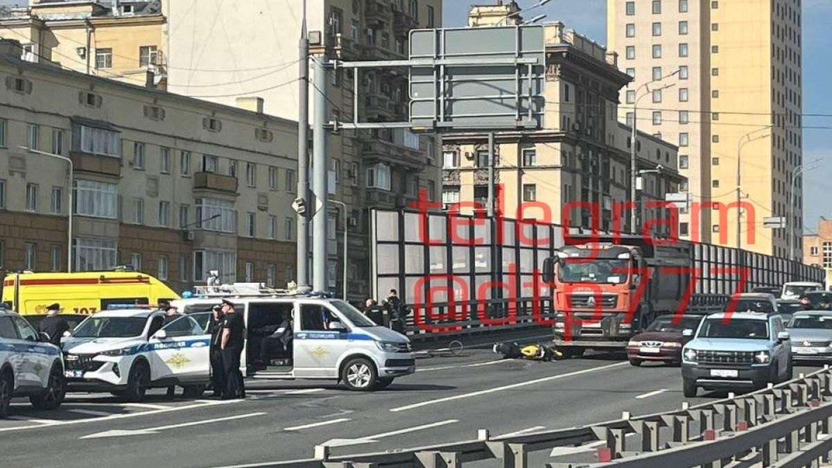 Авария произошла на Третьем Транспортном кольце