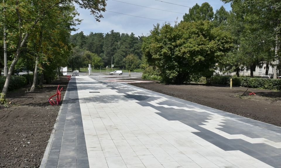 Благоустройство аллеи имени А.И. Чепурко в п. Южный