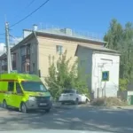 В ДТП с двумя иномарками в центре Барнаула пострадала девушка