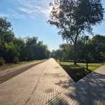 Третий этап благоустройства бывшего парка имени Ленина в Барнауле завершен на 87%