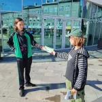 Бойцы экологического отряда провели информационную акцию Чистый воздух в Барнауле