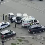 Две женщины пострадали в тройном ДТП в центре Бийска
