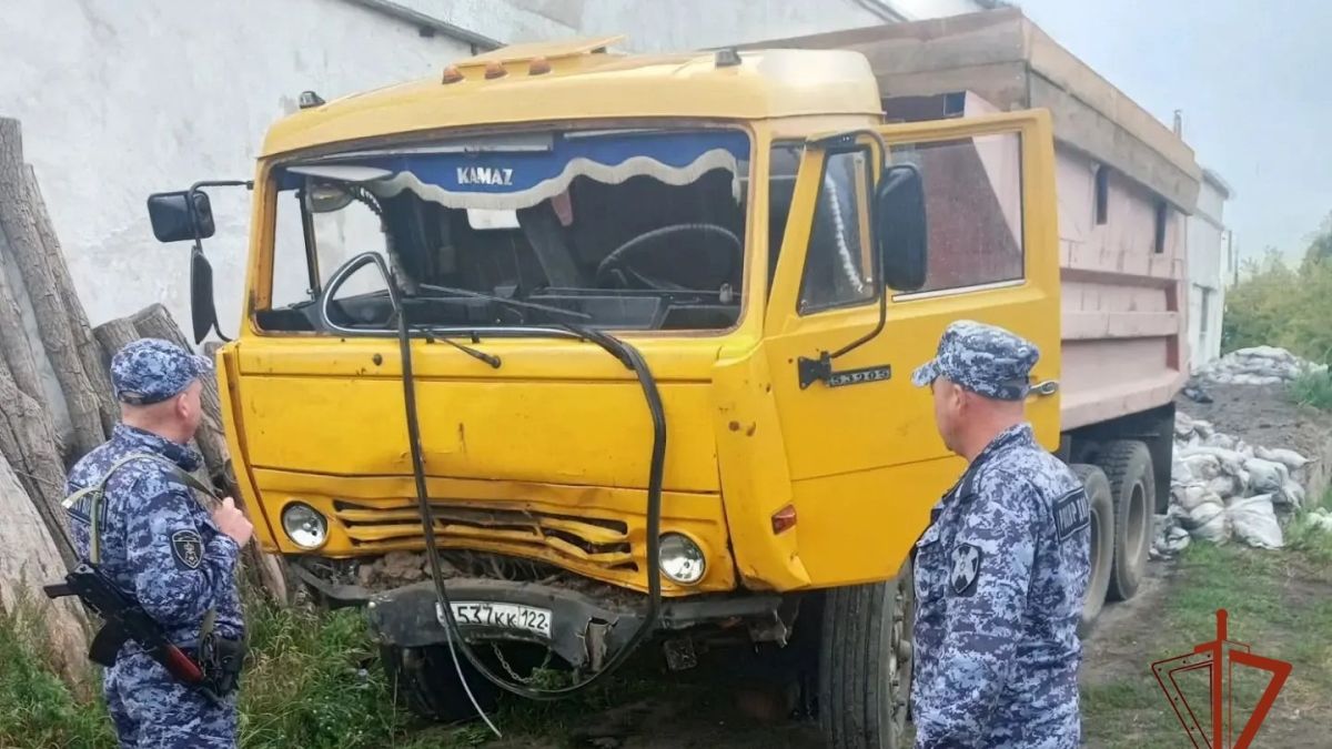 Угнанный КамАЗ