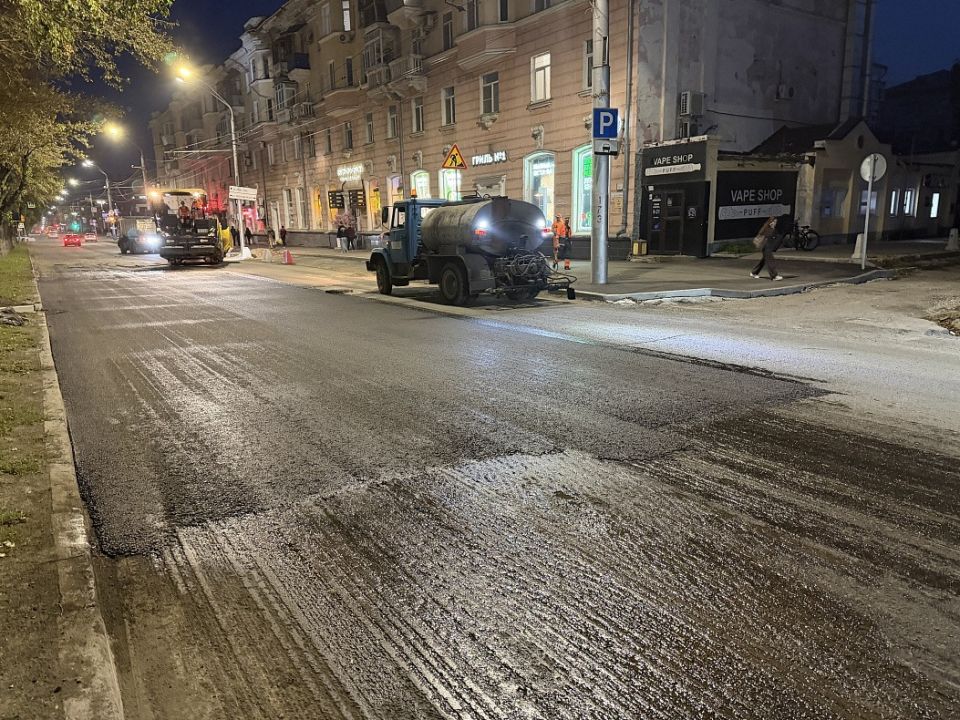 Ремонт проспекта Ленина в Барнауле