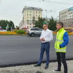 Стало известно, как продвигается ремонт дороги на проспекте Ленина в Барнауле. Фото