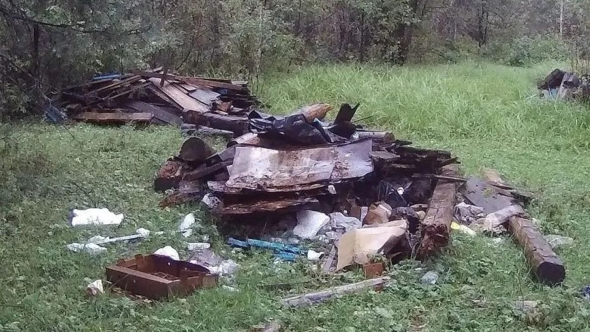 Несанкционированная свалка на территории памятника природы "Турочкакский"