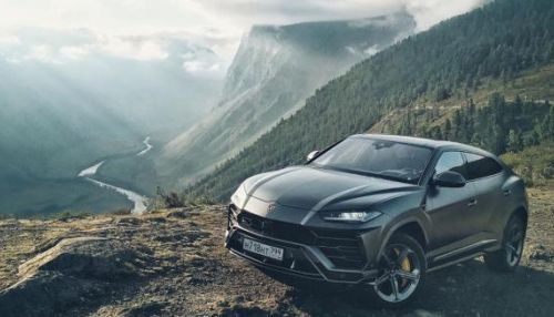 Lamborghini продолжает публиковать кадры авто из Горного Алтая