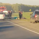Парень и молодая девушка погибли в жестком лобовом ДТП на трассе в Алтайском крае