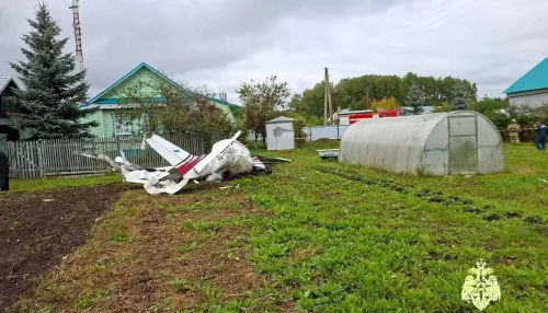 Названы предварительные причины крушения самолета в огороде в Татарстане