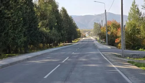 В Республике Алтай досрочно обновили участок дороги Усть‑Кокса – Мараловодка
