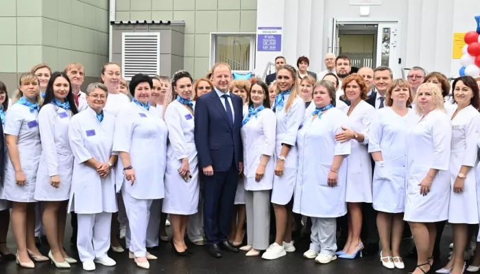 В Барнауле открыли современную поликлинику после масштабного капремонта