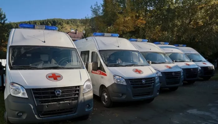 Республика Алтай получила пять новых автомобилей скорой медицинской помощи