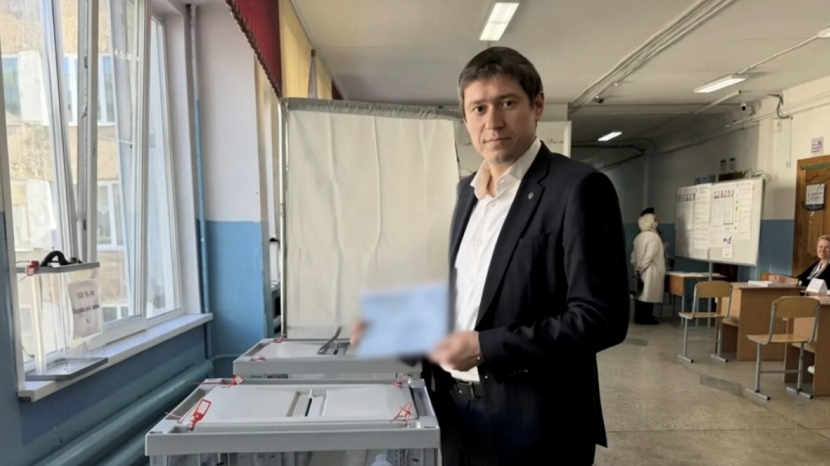 Артем Шамков на выборах