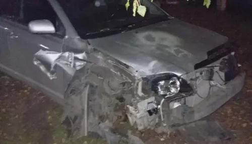 Автомобилист снес опору ЛЭП и чуть не сжег дом в Камне-на-Оби