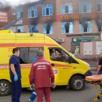 МВД показало кадры с места смертельного пожара в ТЦ Стерлитамака