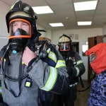 В Республике Алтай потушили пожар в здании управления Росгвардии