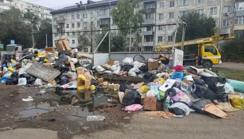 Бийчане пожаловались на контейнерную площадку, ставшую общегородским полигоном