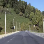 Уличное освещение устанавливают в поселке Филиал Республики Алтай