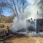 Сразу две бани сгорели за сутки в Республике Алтай